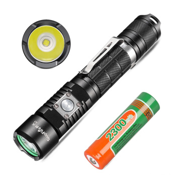 Supfire Super Brightness Most Potente 1 * 18650 Batería IP54 Linterna LED táctica de mano a prueba de agua